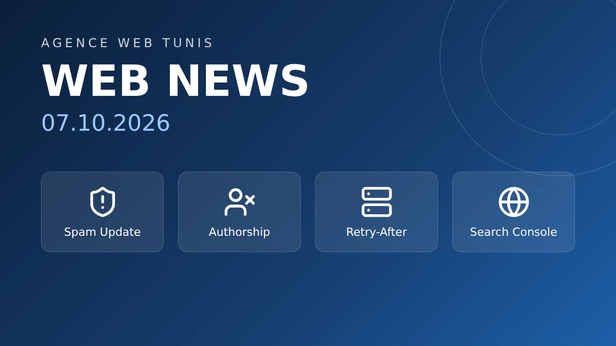Web news for October 7, 2026: Google spam update, fake authors, Retry-After and Search Console